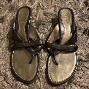 Used, leather Coke Haan sandals. Size 11 and true to size